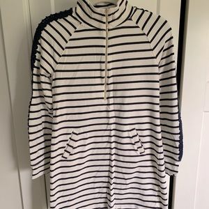 Lilly Pulitzer Skipper Dress Coconut Costal Shell Stripe